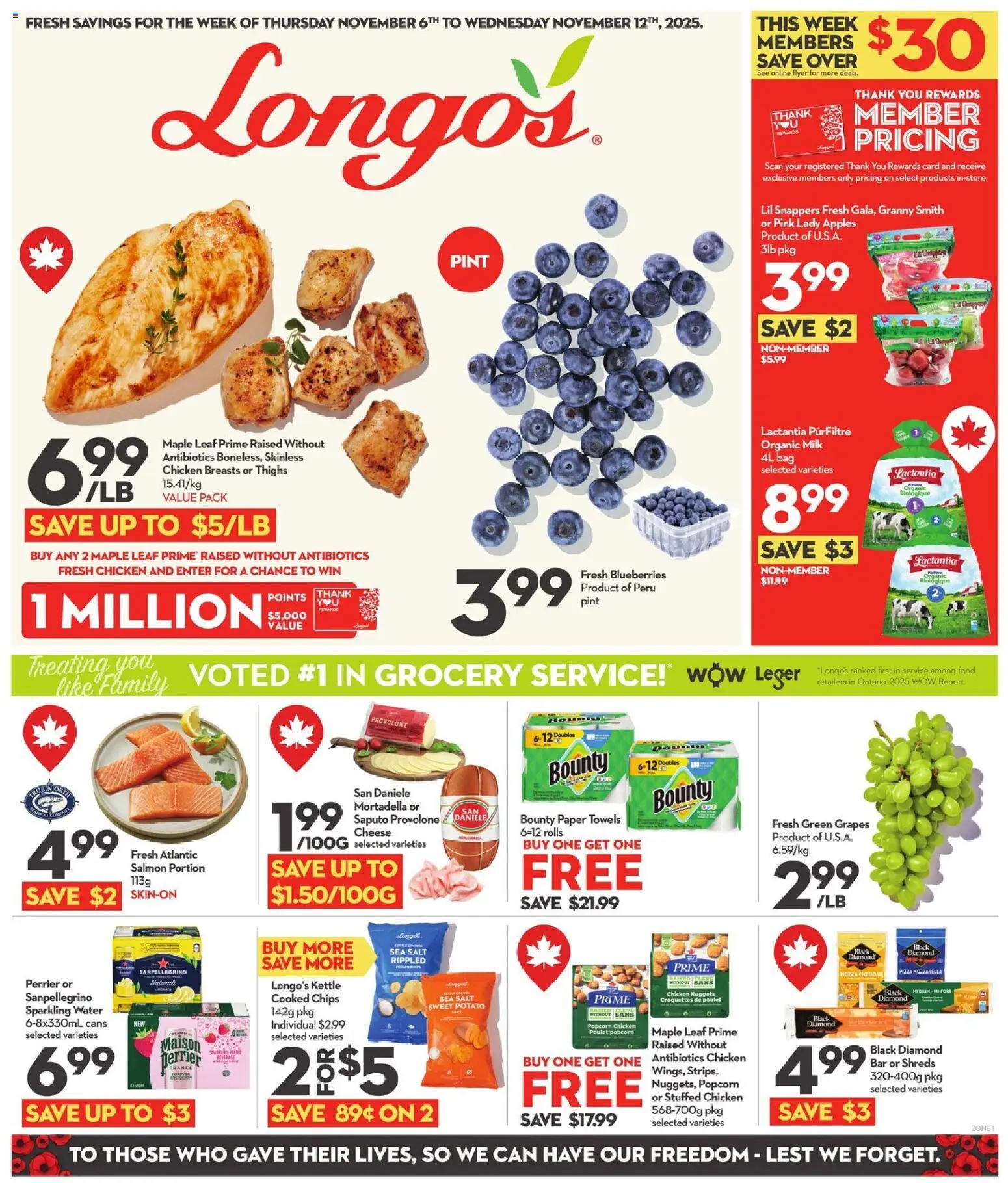 Preview of leaflet Weekly flyer / circulaire from shop Longo's is valid from Nov 06, 2025