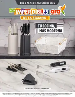  Vista previa del prospecto Imperdibles ara de la semana del almacen Ara válida del 07/08/2025 al 13/08/2025