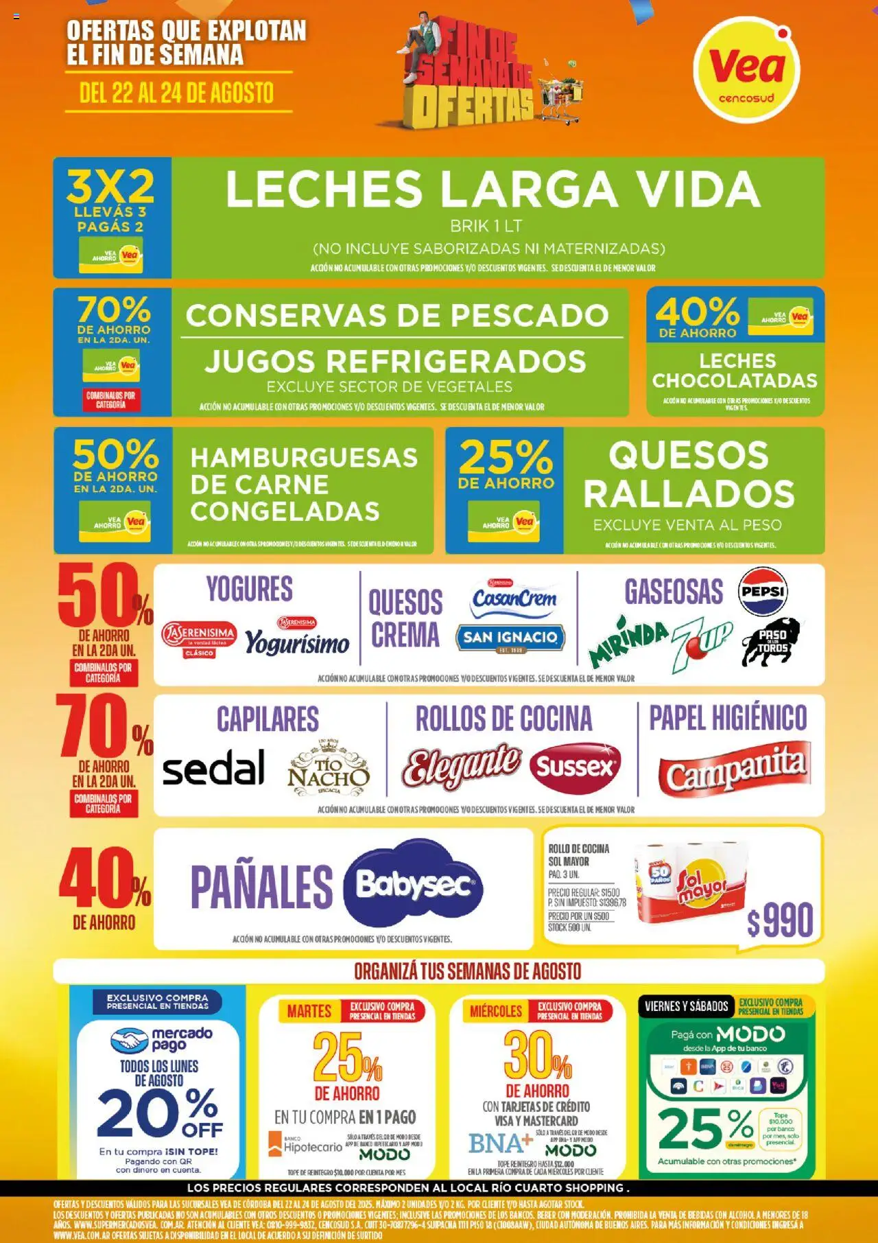 Vea Ofertas | Córdoba del 22/08/2025 >> Catálogo