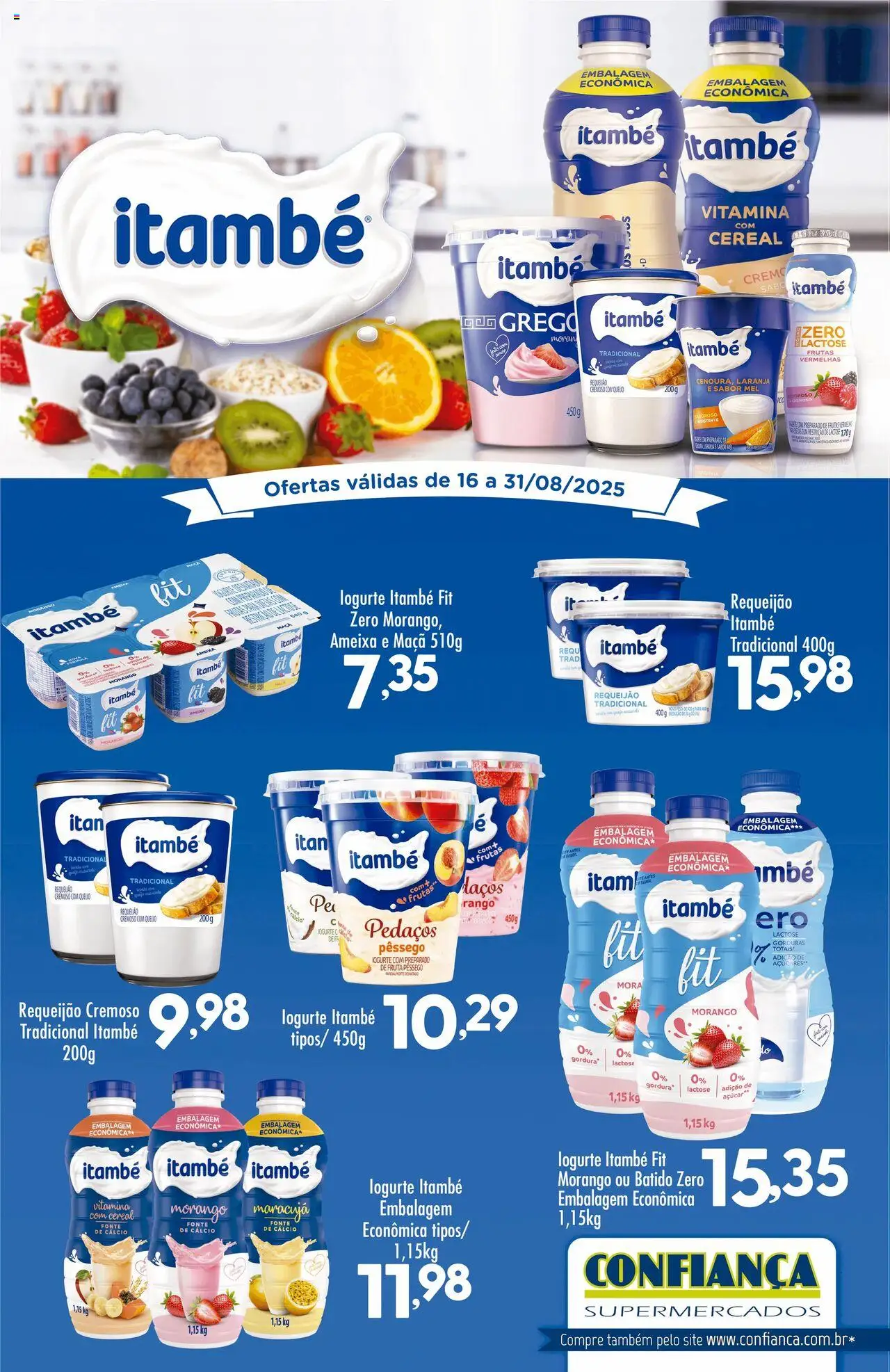 Confiança folheto "Ofertas Itambé" válido a partir de 16/08/2025 - número de página 1