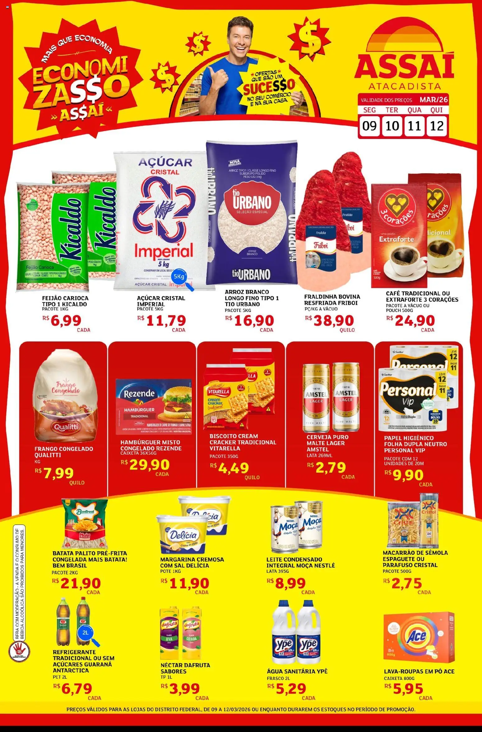 Pré-Visualização do folheto "Assaí Atacadista ofertas - DF" da loja Assaí Atacadista válido a partir de 09/03/2026