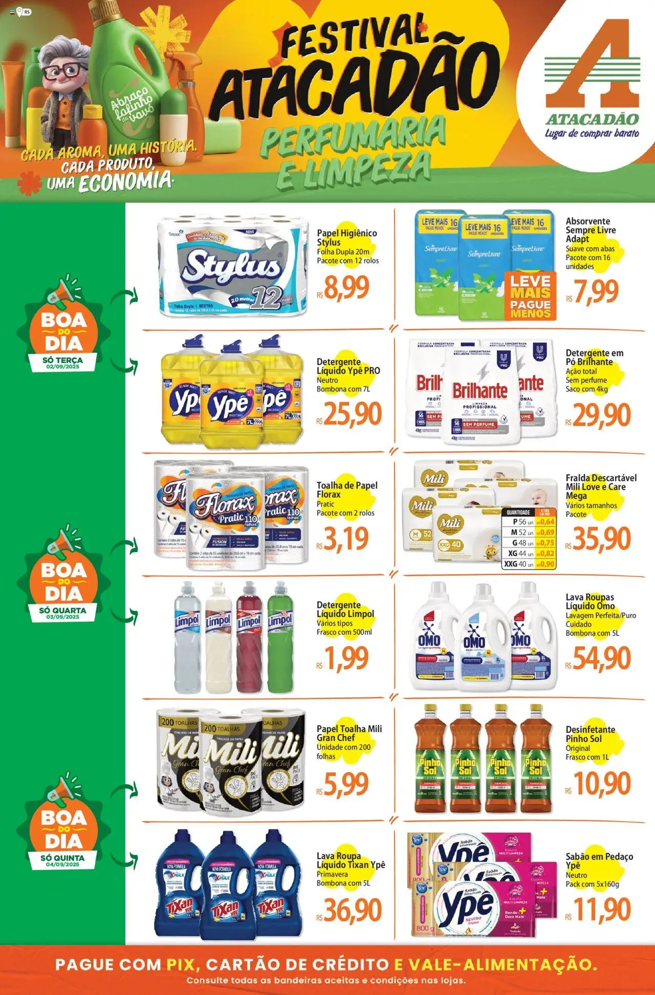 Atacadão folheto "Ofertas - RS" válido a partir de 02/09/2025 - número de página 1