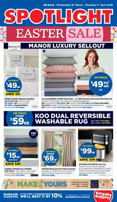 Preview of catalogue Spotlight catalogue from shop Spotlight valid 18 Mar 2026