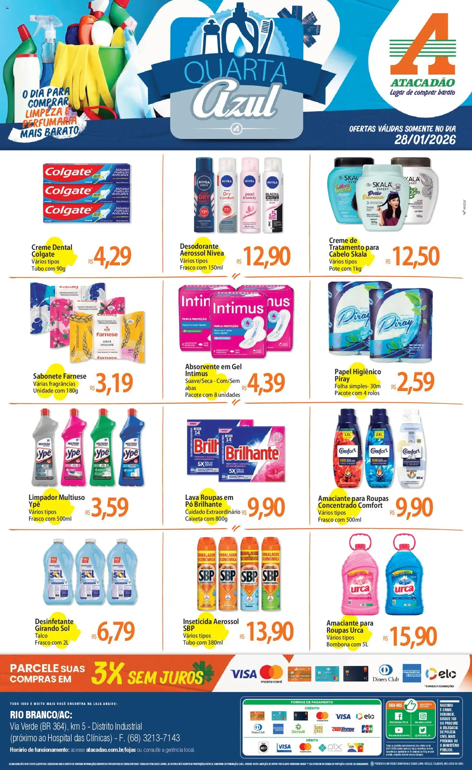 Pré-Visualização do folheto "Ofertas - AC" da loja Atacadão válido a partir de 28/01/2026