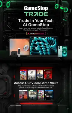 Ad Preview of GameStop Holiday Gift Guide from 11/01/2025 | Page: 17