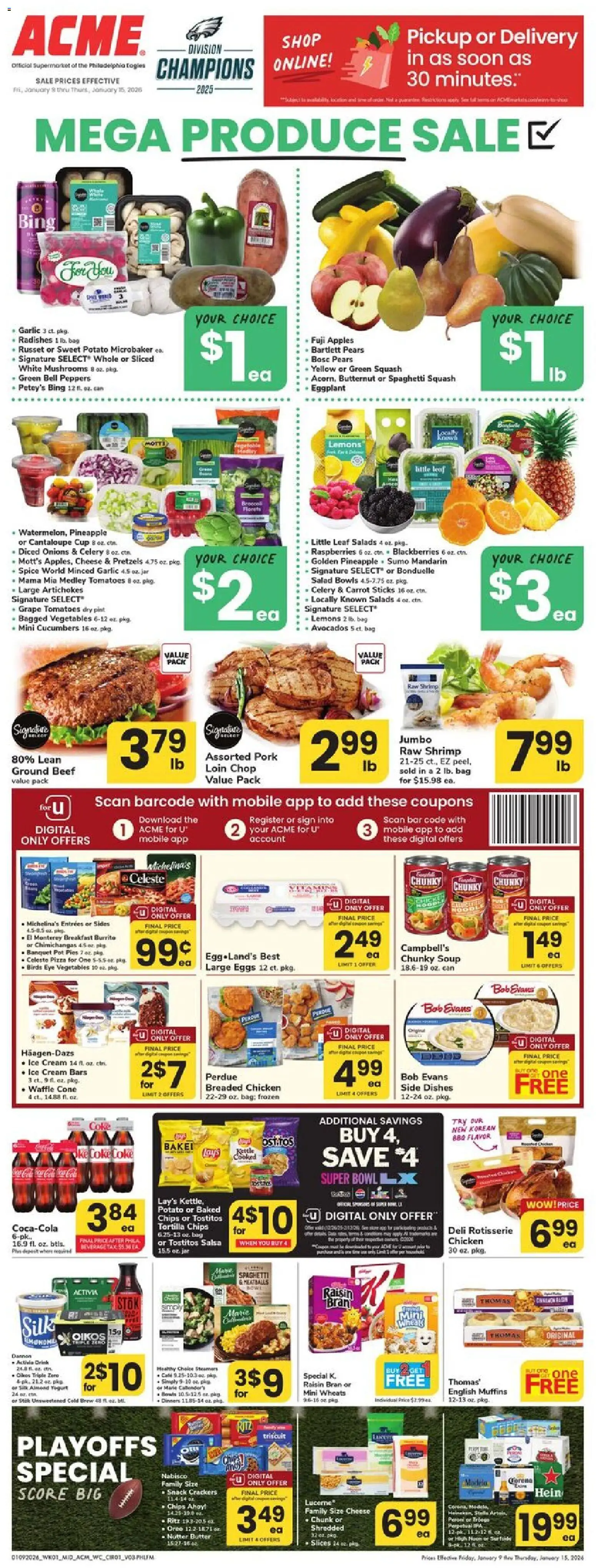 Ad Preview of Acme Weekly Ad from 01/09/2026