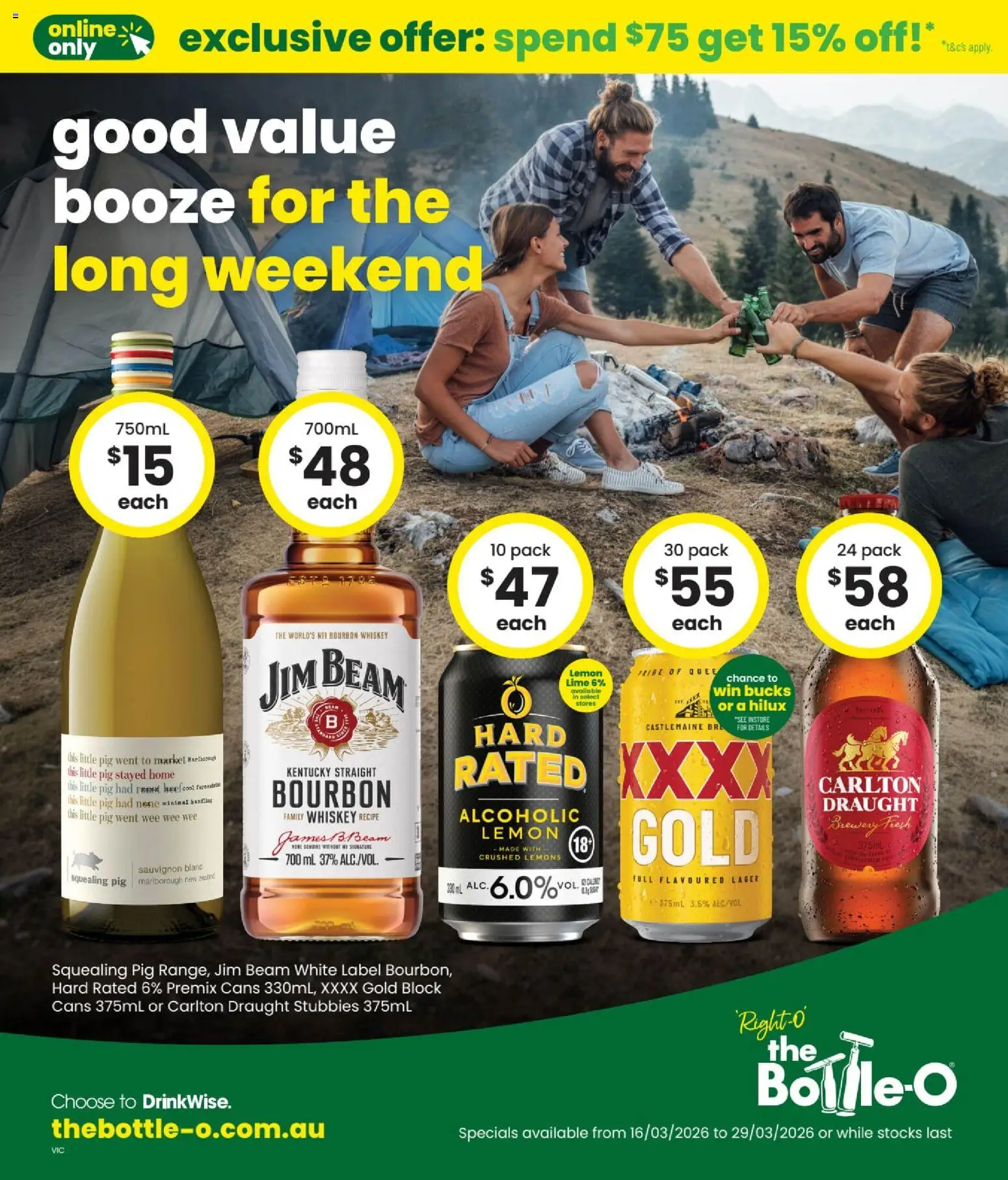 Preview of catalogue The Bottle-O catalogue BAIRNSDALE from shop The Bottle-O valid 16/03/2026