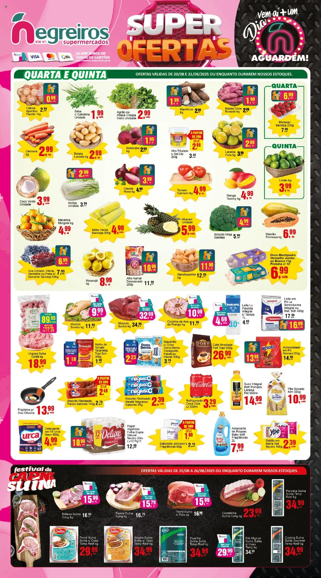Negreiros folheto "Ofertas da semana" válido a partir de 20/08/2025 - número de página 1