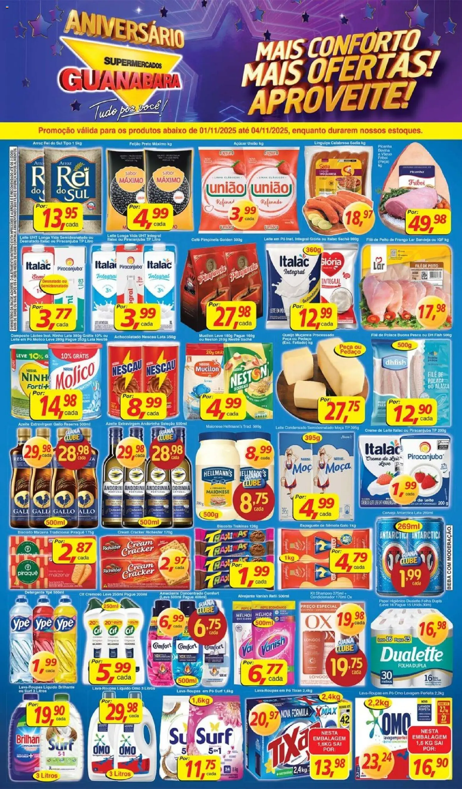 Pré-Visualização do folheto "Encarte" da loja Supermercados Guanabara válido a partir de 01/11/2025