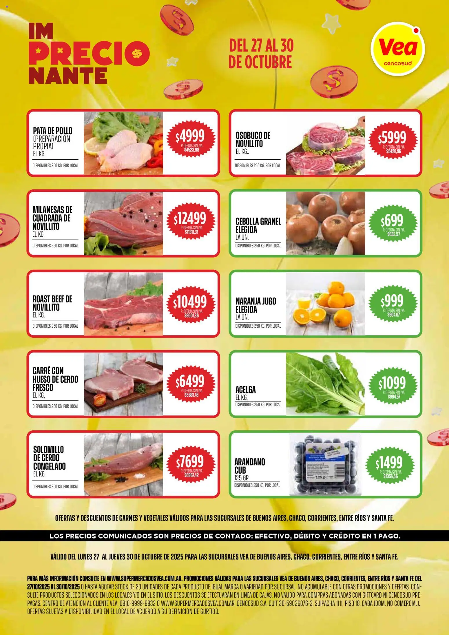Vea Ofertas del 27/10/2025 >> Catálogo