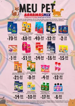 Pré-Visualização do folheto "Ofertas Meu Pet" da loja Bahamas Mix válido a partir de 10/08/2025