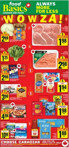 Un aperçu du dépliant Woodbridge, Islington Avenue 9600 du magasin Food Basics est valide à partir 24 juill. 2025