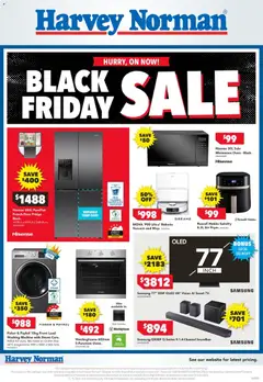 Preview of catalogue Electrical Appliances Black Friday from shop Harvey Norman valid 28/11/2025