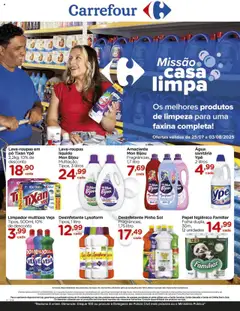 Pré-Visualização do folheto "Ofertas Casa Limpa" da loja Carrefour válido a partir de 25/07/2025