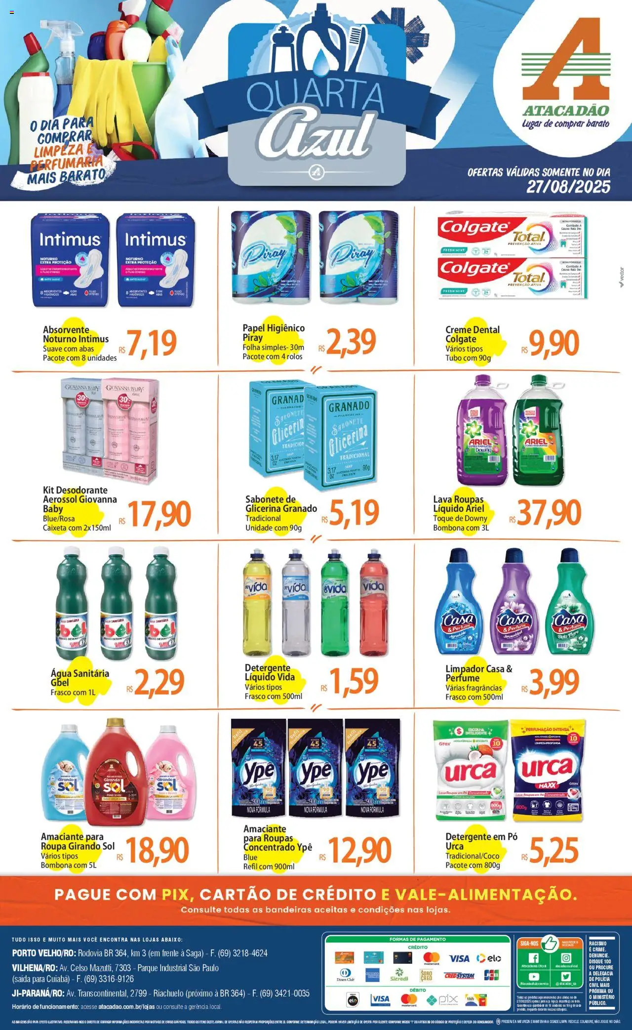Atacadão folheto "Ofertas - RO" válido a partir de 27/08/2025 - número de página 1