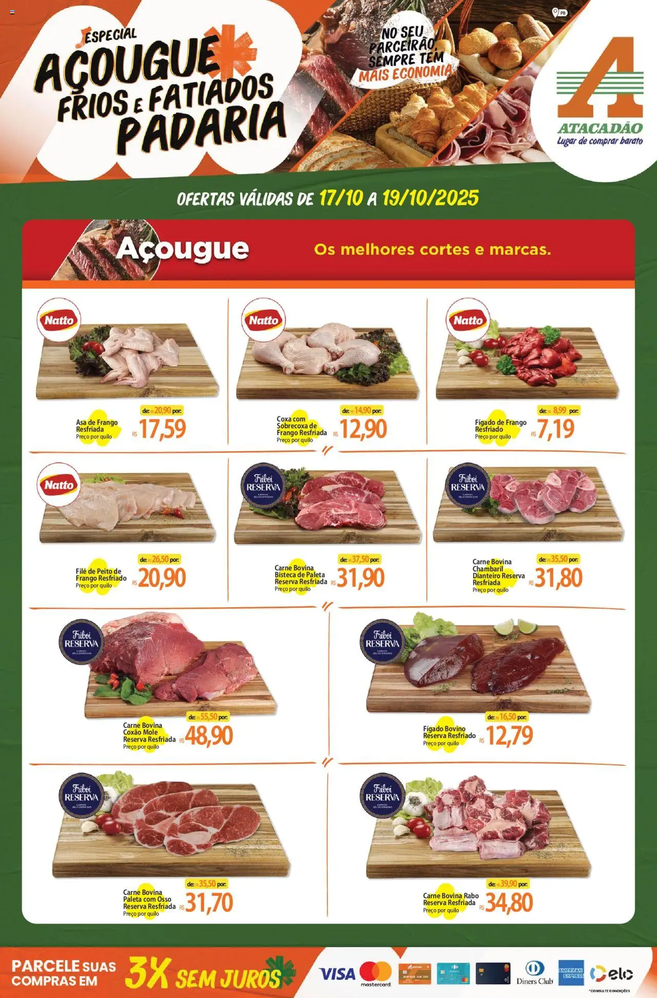 Atacadão folheto "Ofertas - PB" válido a partir de 17/10/2025 - número de página 1
