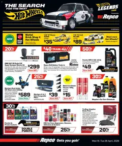 Preview of catalogue Repco catalogue from shop Repco valid 15 Apr 2026