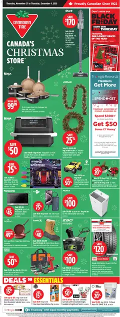 Preview of leaflet Weekly Flyer from shop Canadian Tire is valid from Nov 27, 2025