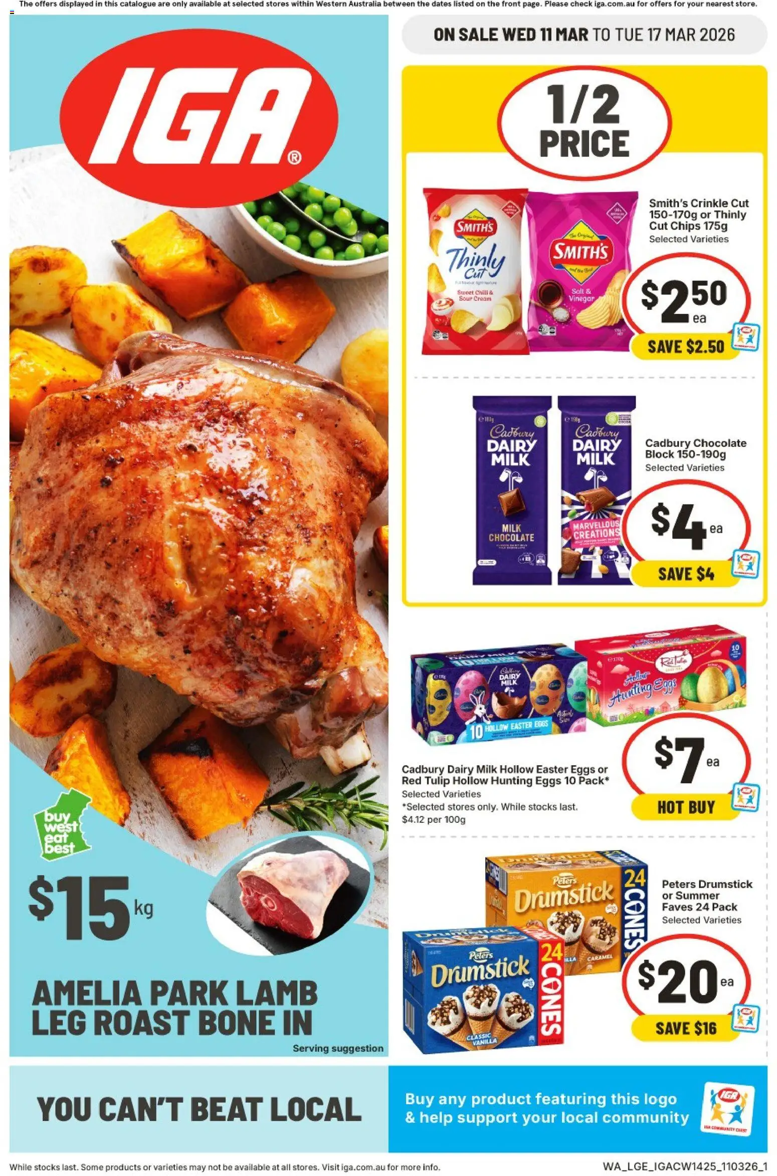 Preview of catalogue IGA catalogue WA from shop IGA valid 11/03/2026