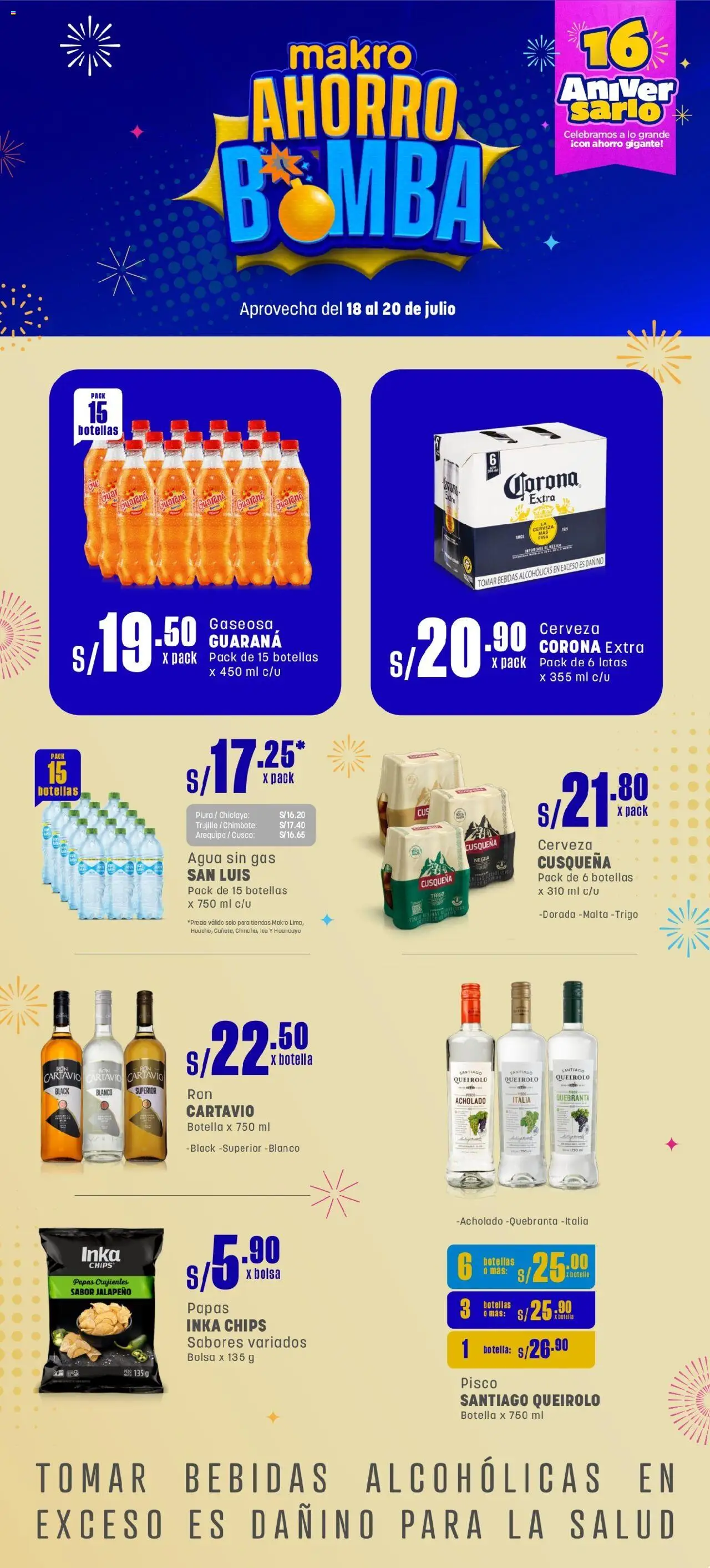 Makro Makro Bomba FDS #3 Julio (18/07/2025 - 20/07/2025) - ofertas de hoy - número de página 1