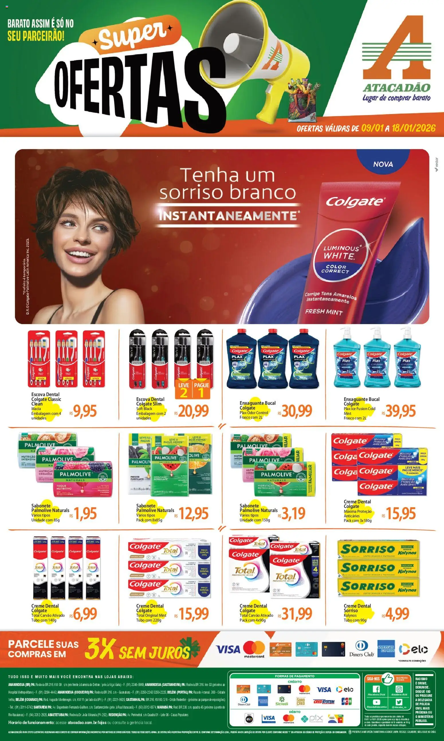 Pré-Visualização do folheto "Ofertas - PA" da loja Atacadão válido a partir de 09/01/2026