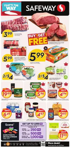 Un aperçu du dépliant Weekly Flyer - BC du magasin Safeway est valide à partir 30 oct. 2025