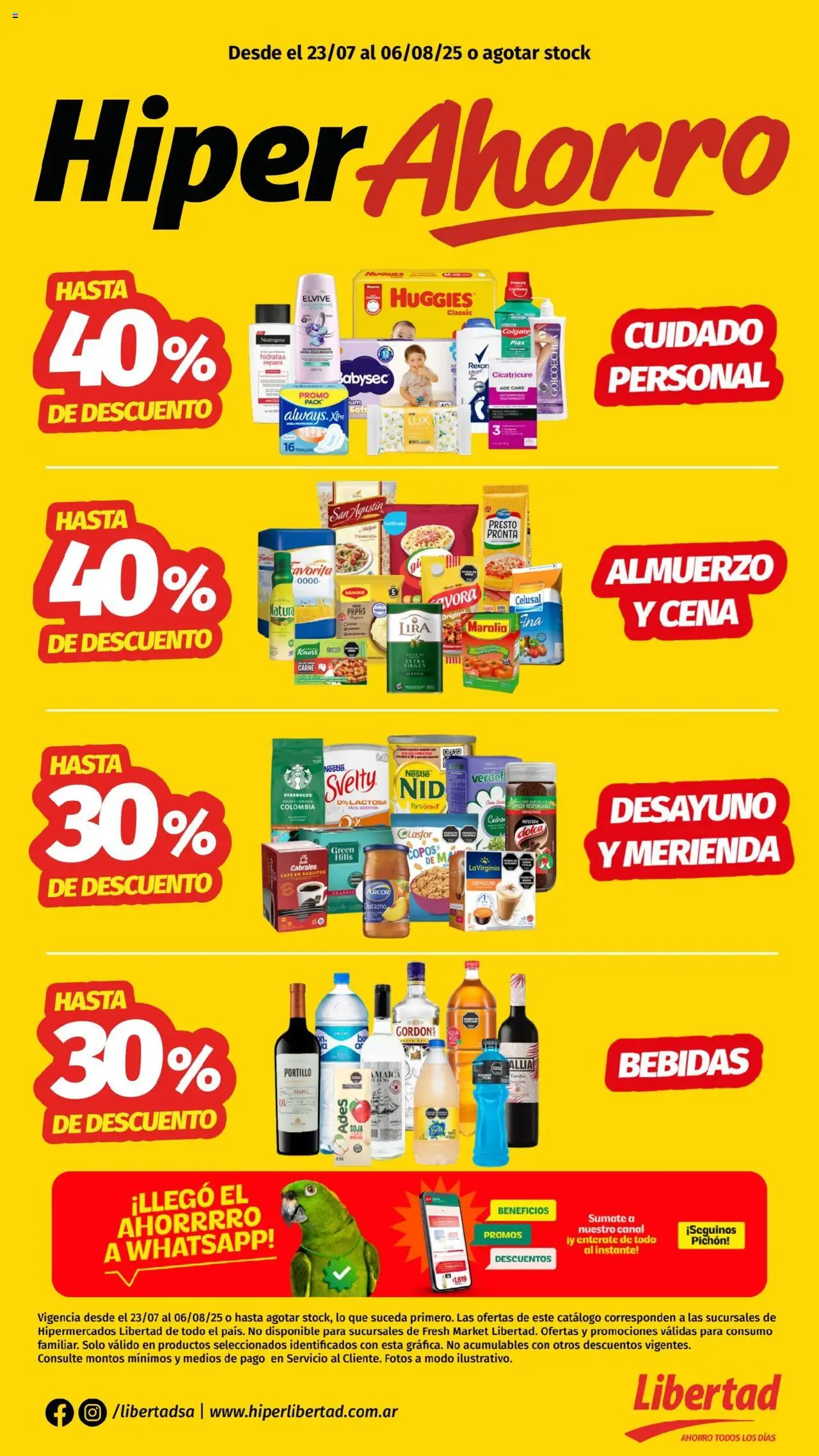 Hipermercado Libertad Catálogo del 23/07/2025 Online