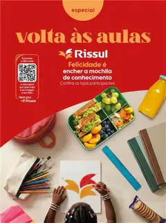 Pré-Visualização do folheto "Ofertas Volta às Aulas II" da loja Rissul válido a partir de 30/01/2026