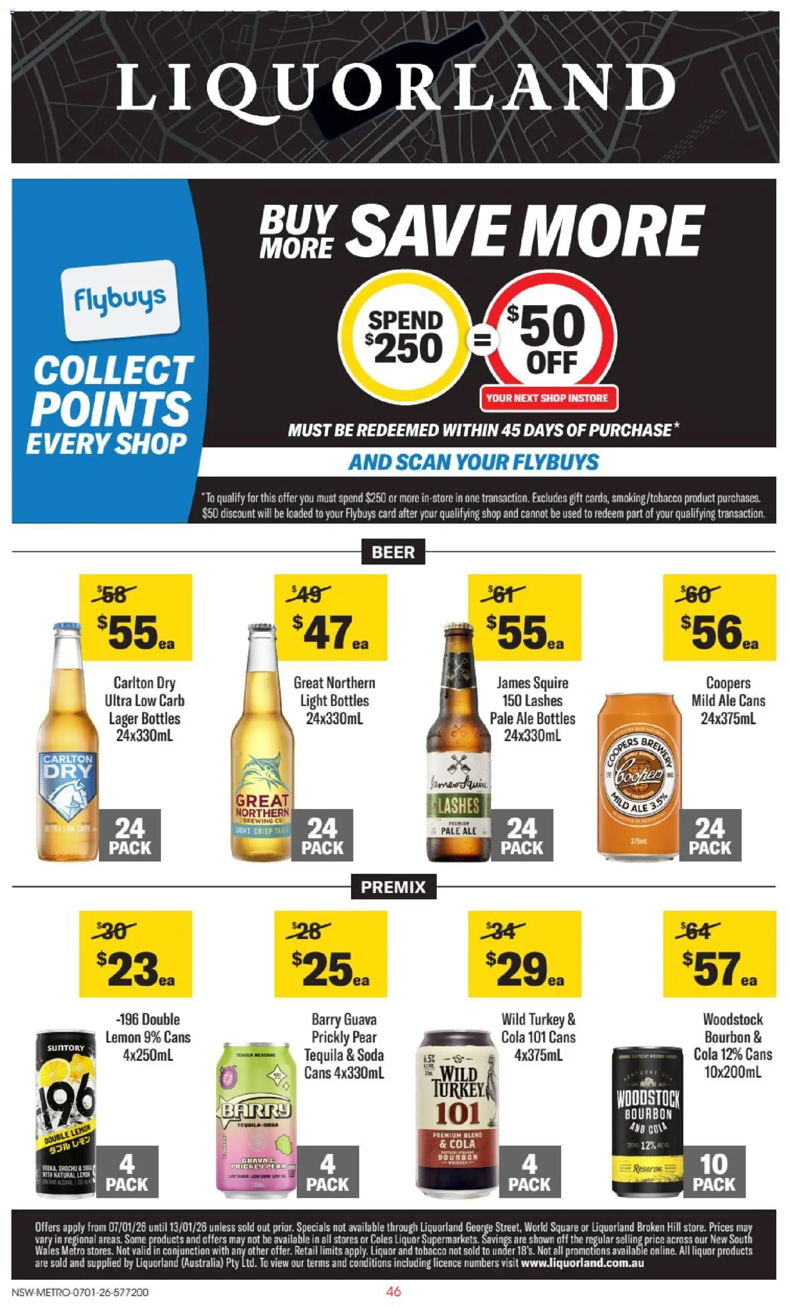 Preview of catalogue Catalogue NSW from shop Liquorland valid 07/01/2026
