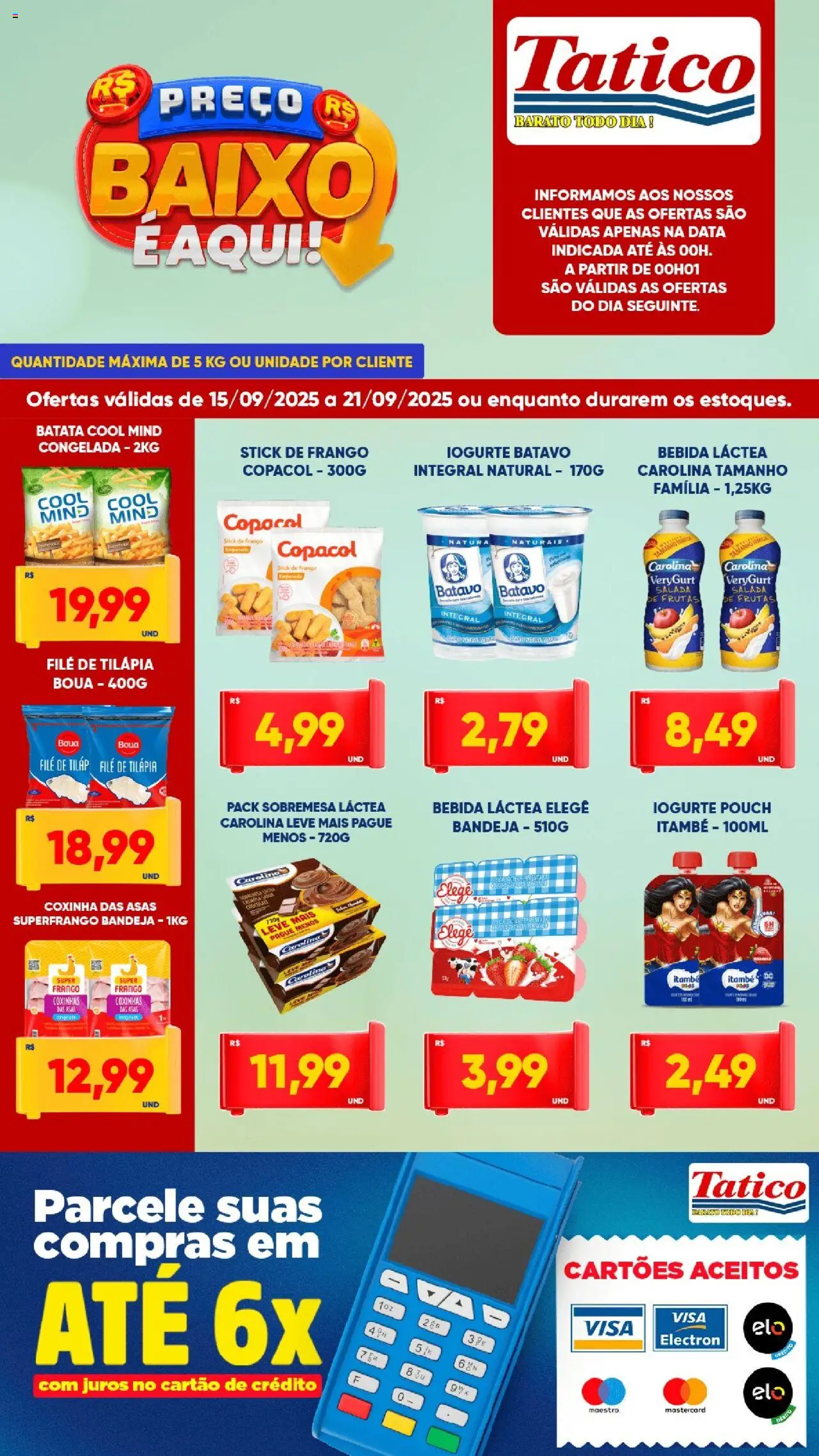 Tatico folheto "Ofertas da semana" válido a partir de 15/09/2025 - número de página 1