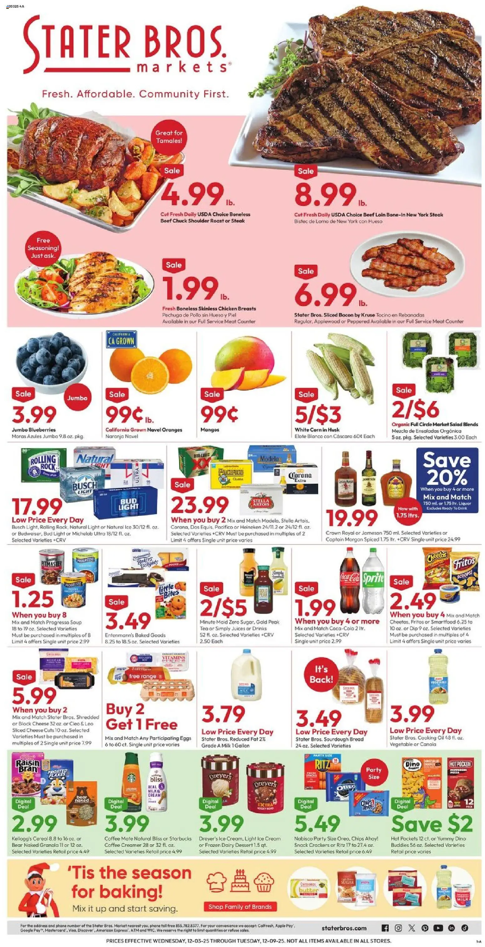 Ad Preview of Stater Bros Weekly Ad from 12/03/2025