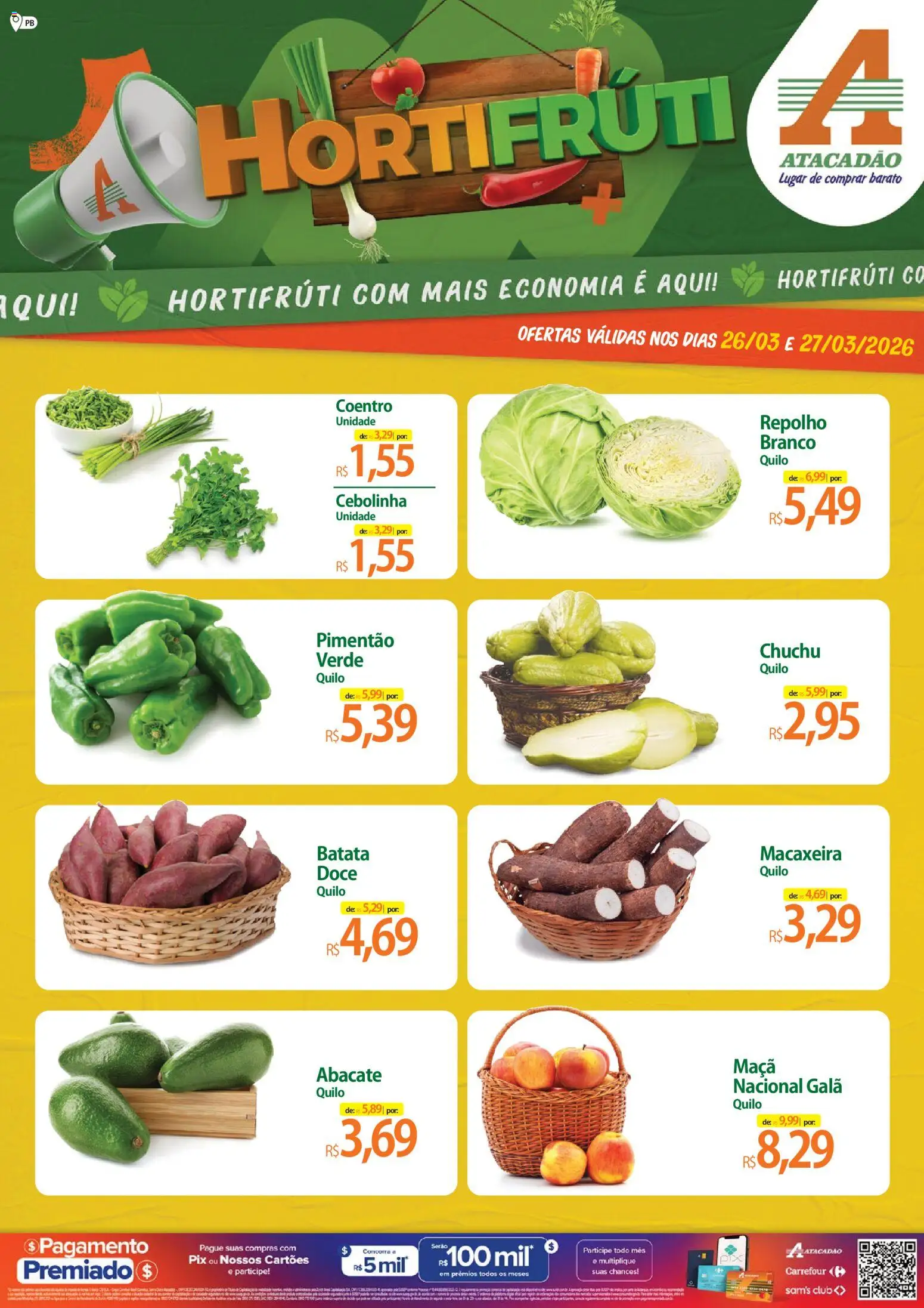 Pré-Visualização do folheto "Atacadão ofertas - PB" da loja Atacadão válido a partir de 26/03/2026