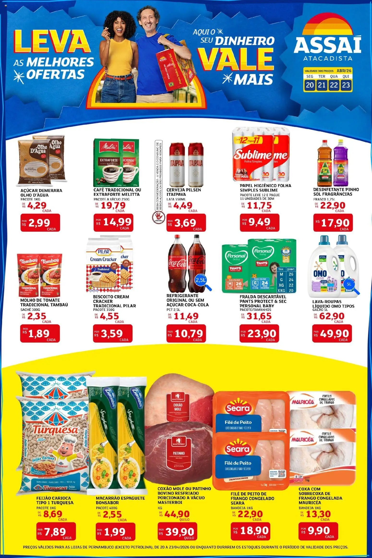 Pré-Visualização do folheto "Assaí Atacadista ofertas - PE" da loja Assaí Atacadista válido a partir de 20/04/2026