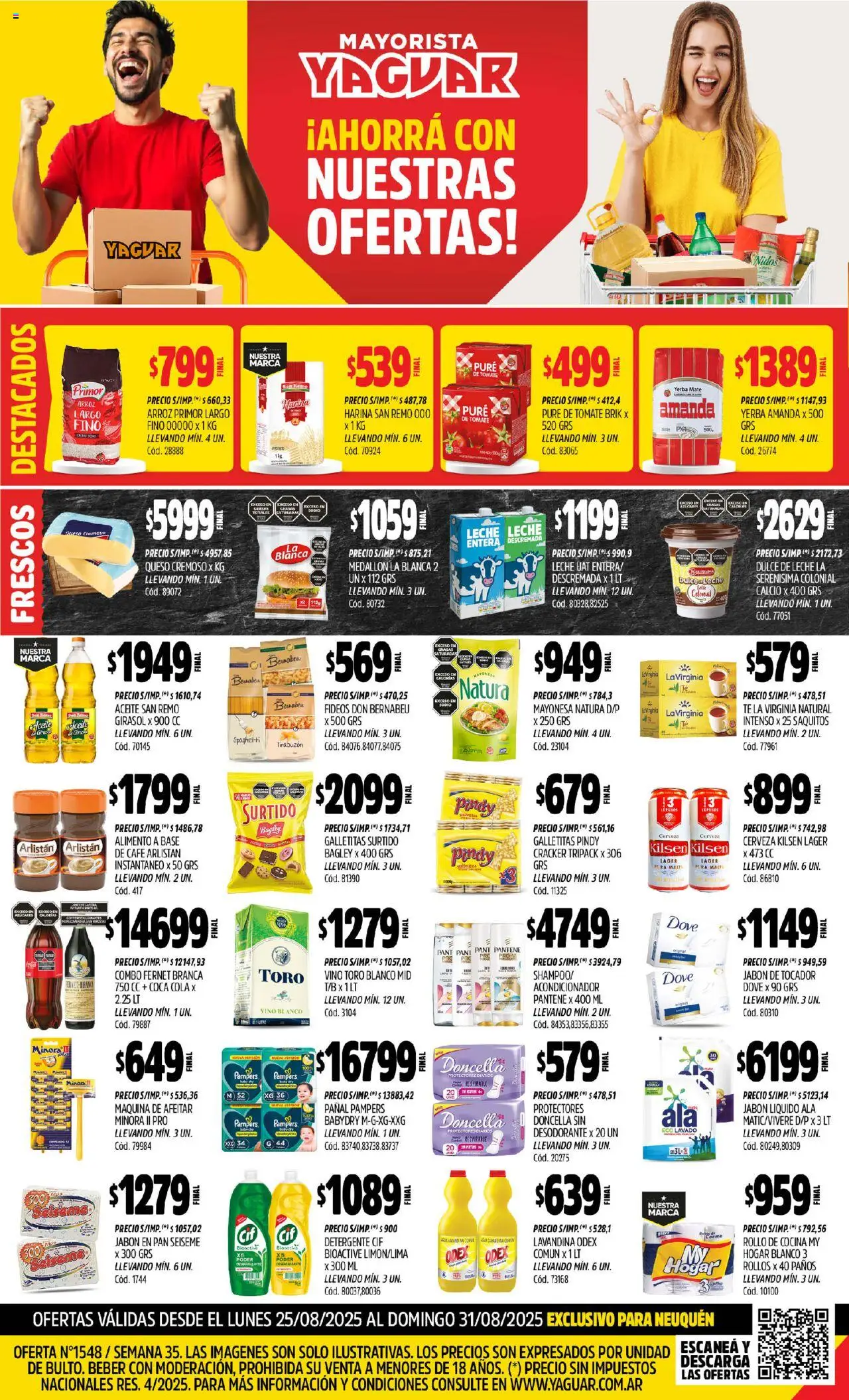 Yaguar Neuquén del 25/08/2025 Online