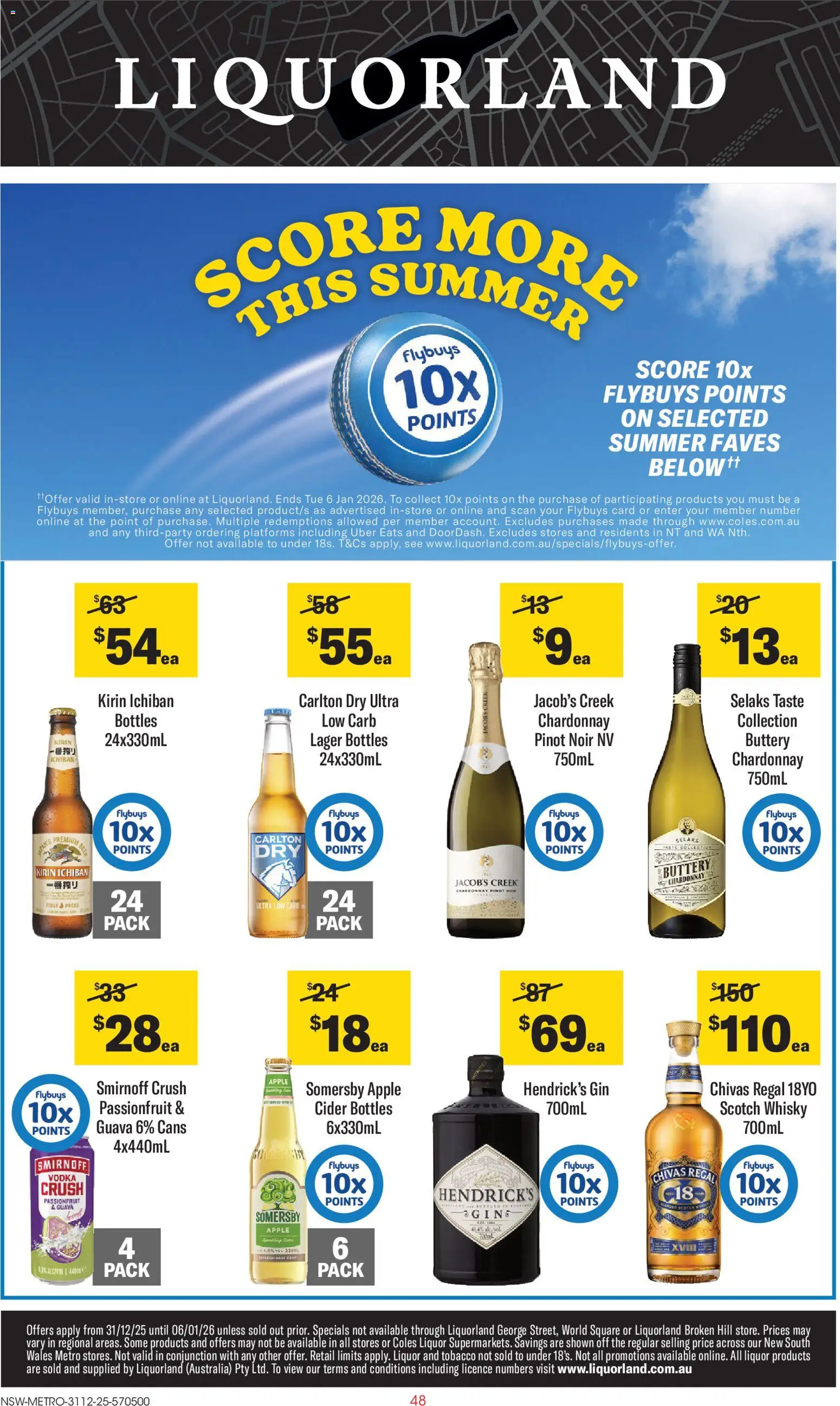 Preview of catalogue Catalogue from shop Liquorland valid 31/12/2025