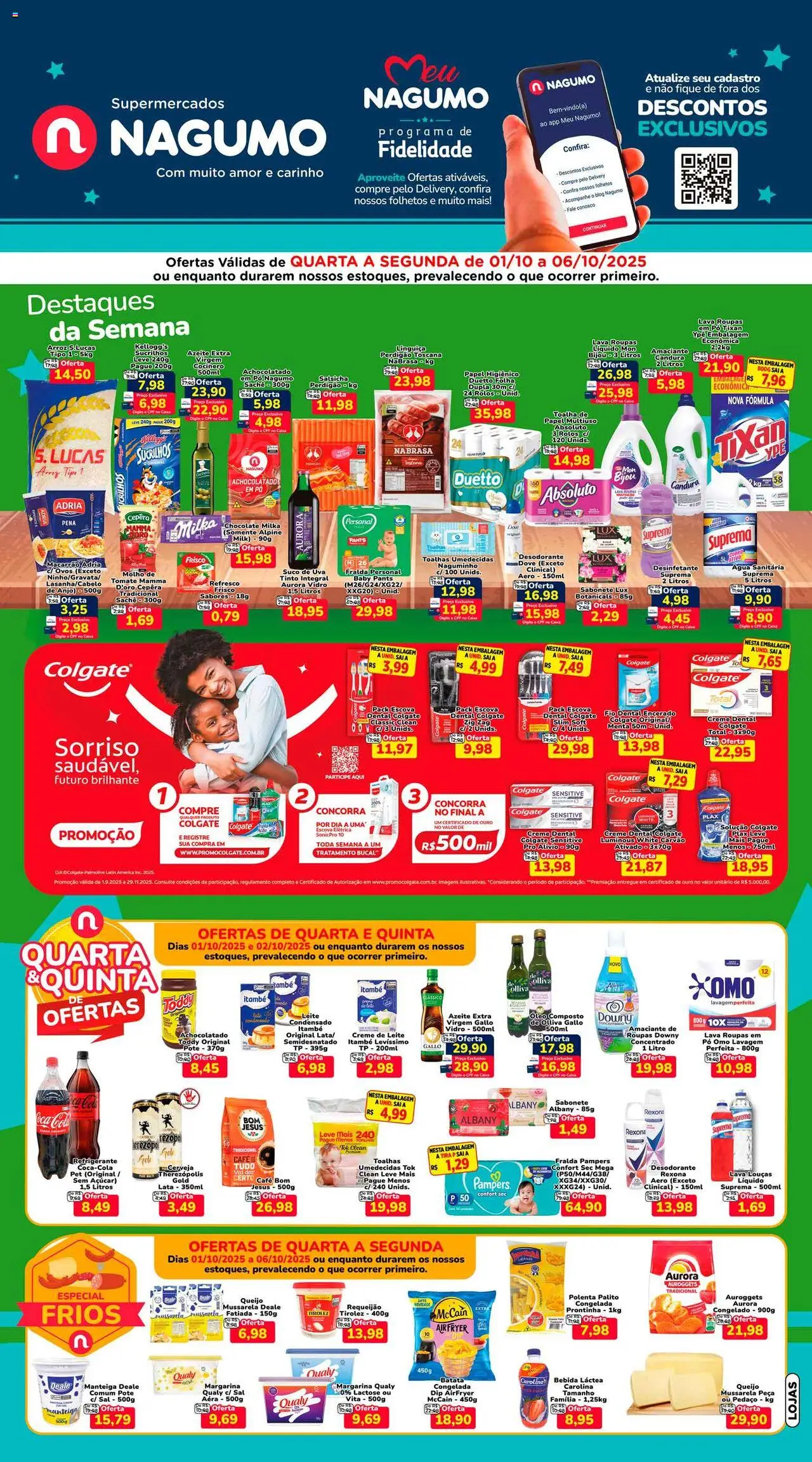 Nagumo folheto "Ofertas da semana" válido a partir de 01/10/2025 - número de página 1