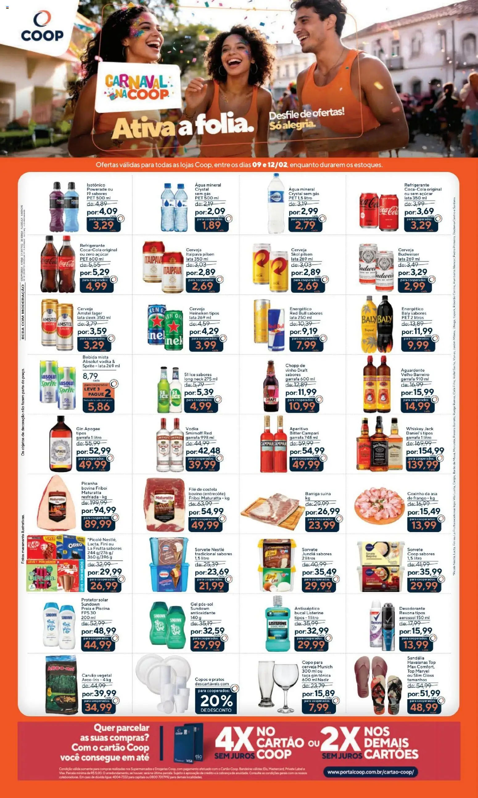 Pré-Visualização do folheto "Ofertas da semana" da loja Coop válido a partir de 09/02/2026