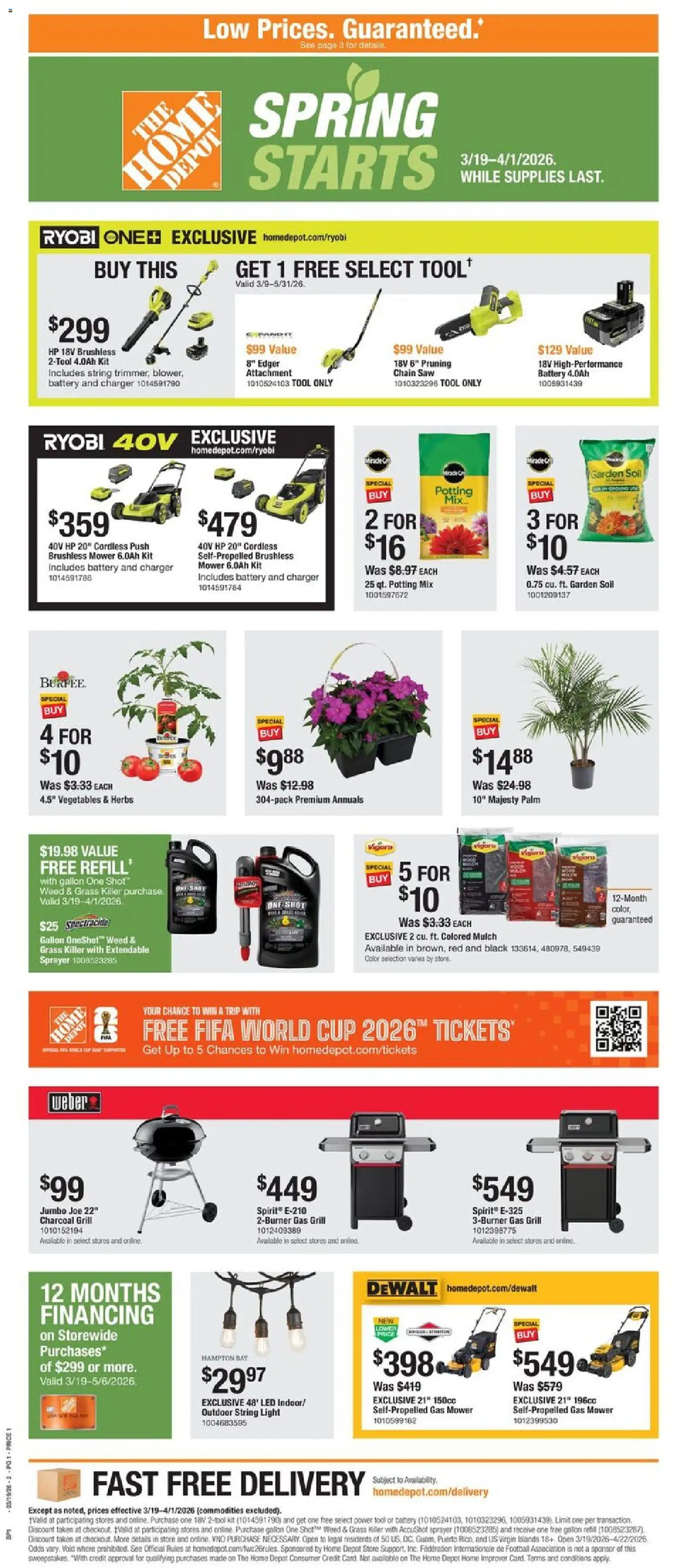 Ad Preview of Home Depot Home Depot Local Ad - FL from 03/19/2026