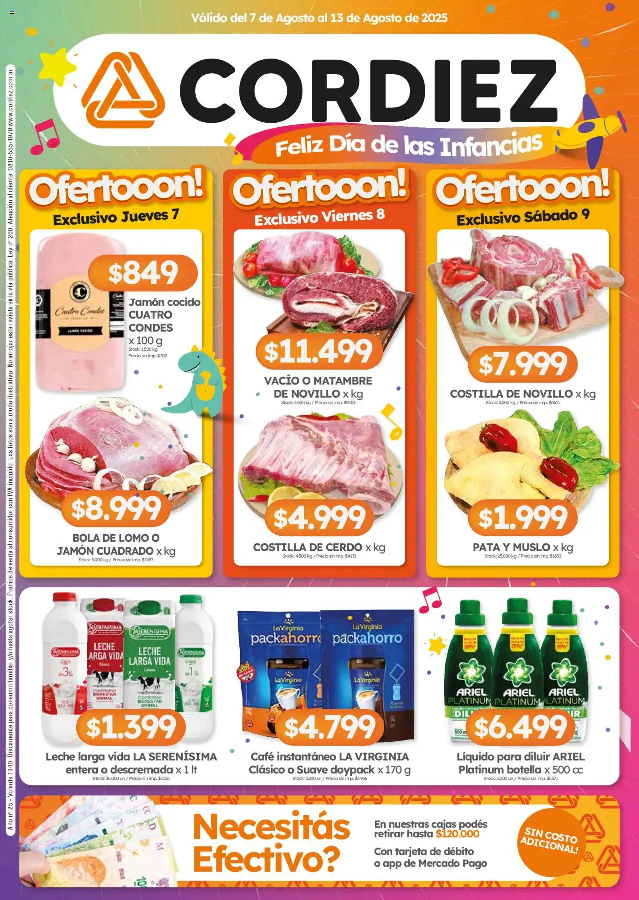 Cordiez Ofertas del 07/08/2025 >> Catálogo