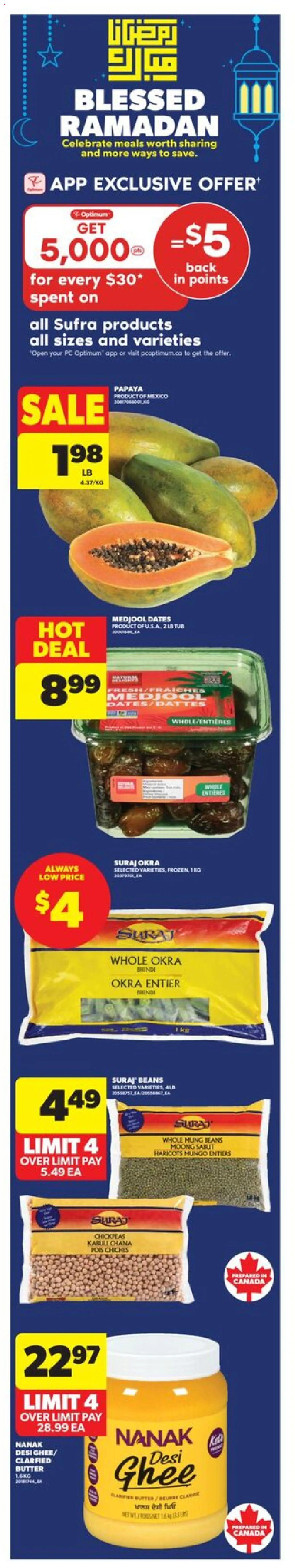 Preview of leaflet Real Canadian Superstore weekly flyer - AB from shop Real Canadian Superstore is valid from Mar 12, 2026