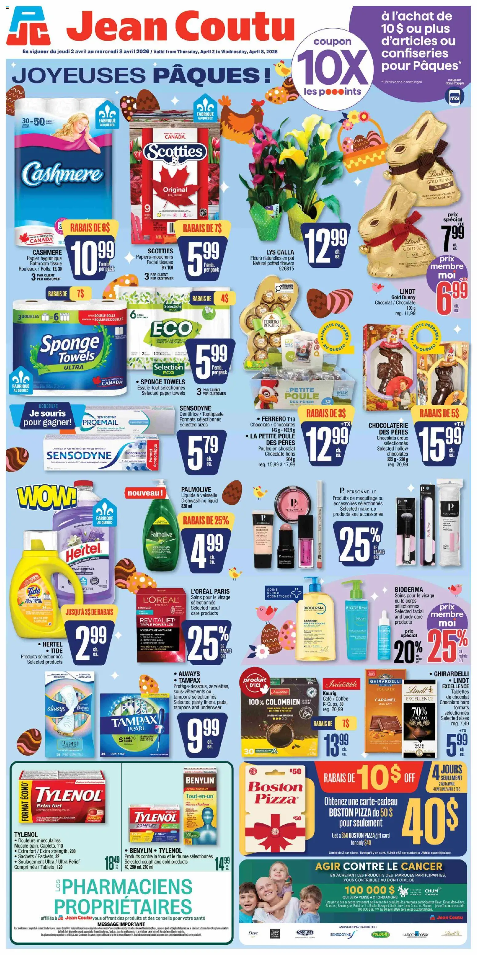 Preview of leaflet Jean Coutu circulaire from shop Jean Coutu is valid from Apr 02, 2026