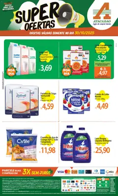 Pré-Visualização do folheto "Ofertas - PR" da loja Atacadão válido a partir de 30/10/2025