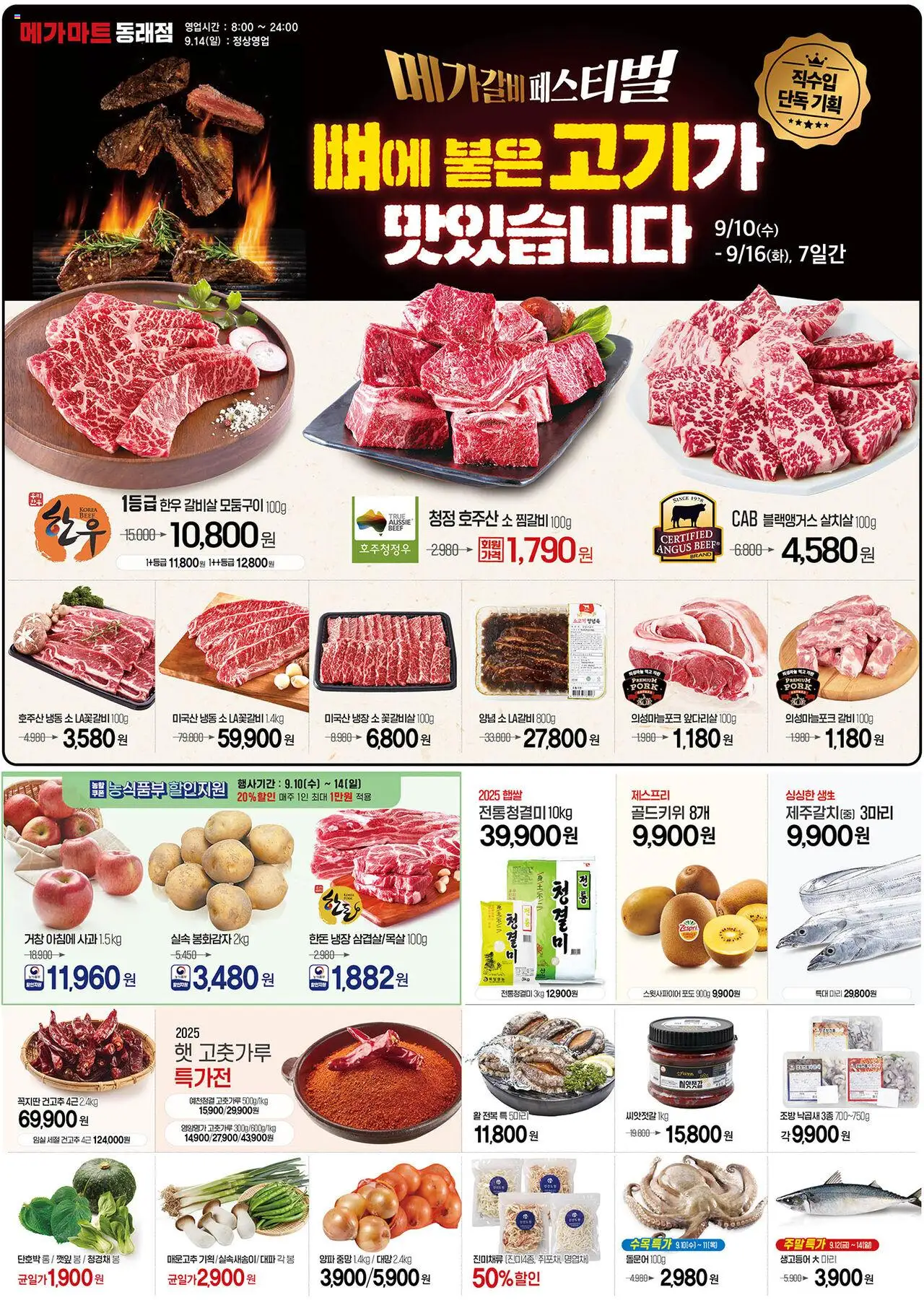메가마트 플레이어 (2025/09/10) - 새로운 제안 2025/09/10부터 유효 - 페이지 번호 1