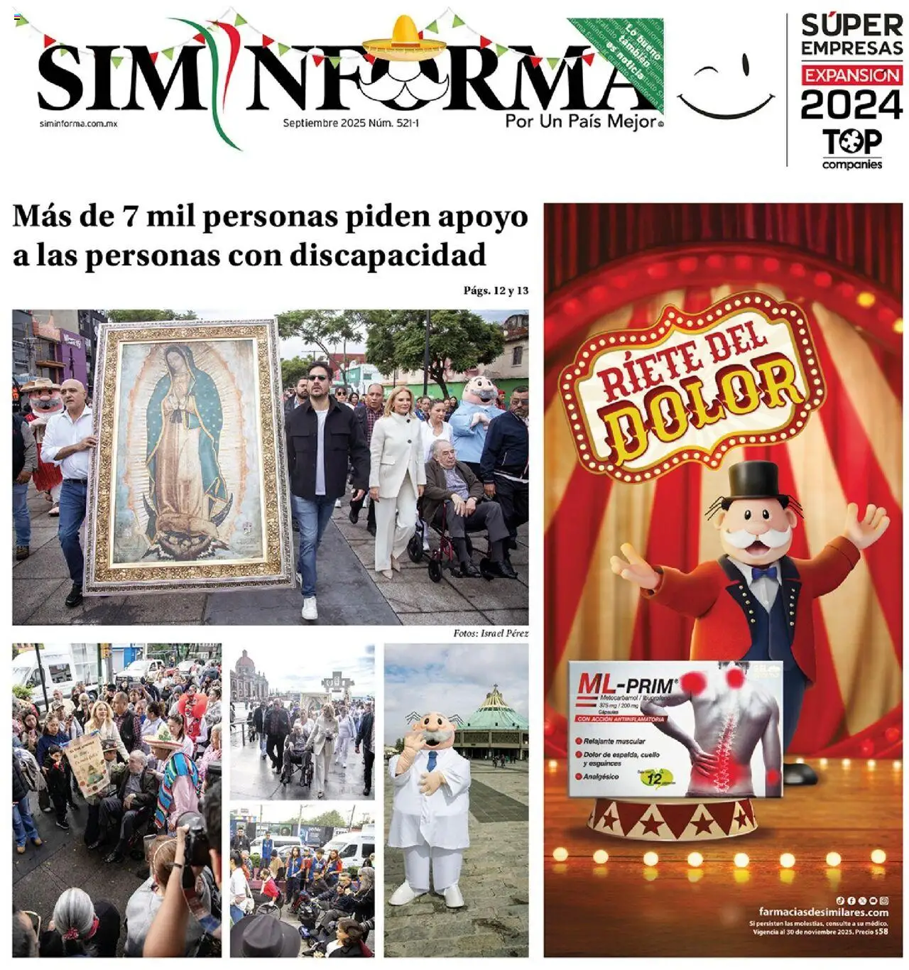 Catálogo Farmacias Similares y sus promociones válidas desde el 01/09/2025 - Número de página 1