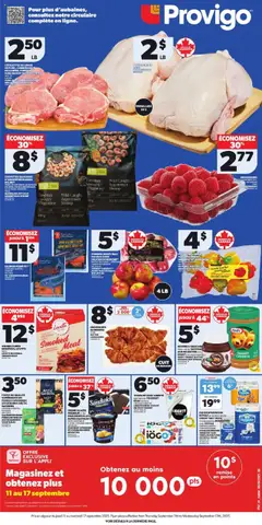 Preview of leaflet Flyer / circulaire from shop Provigo is valid from Sep 11, 2025