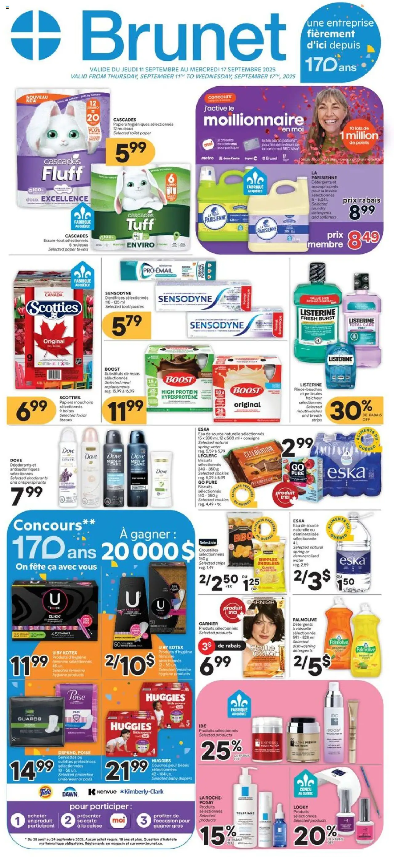 Brunet flyer valid from Sep 11, 2025 - page number 1