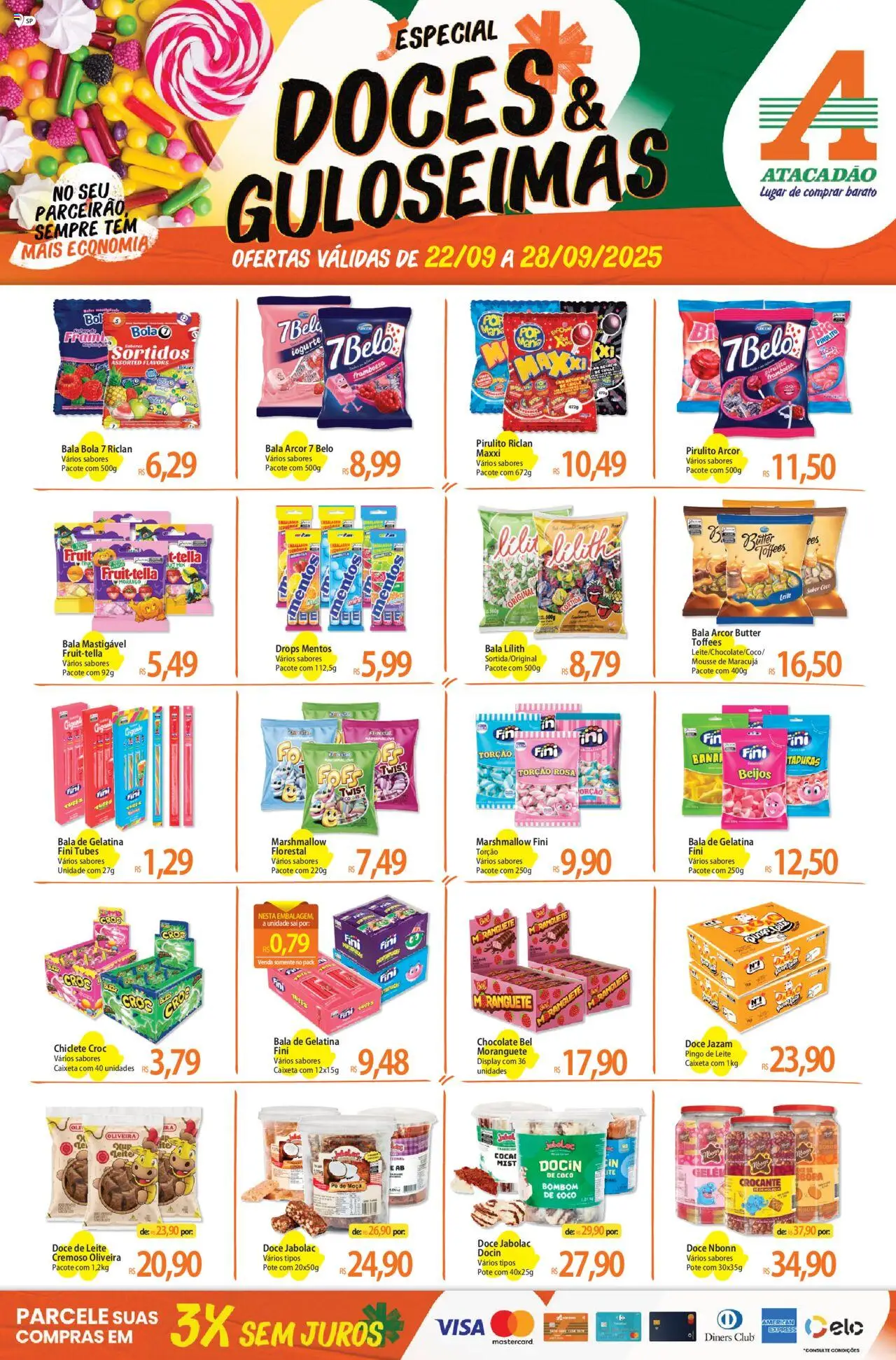 Atacadão folheto "Ofertas - SP" válido a partir de 22/09/2025 - número de página 1
