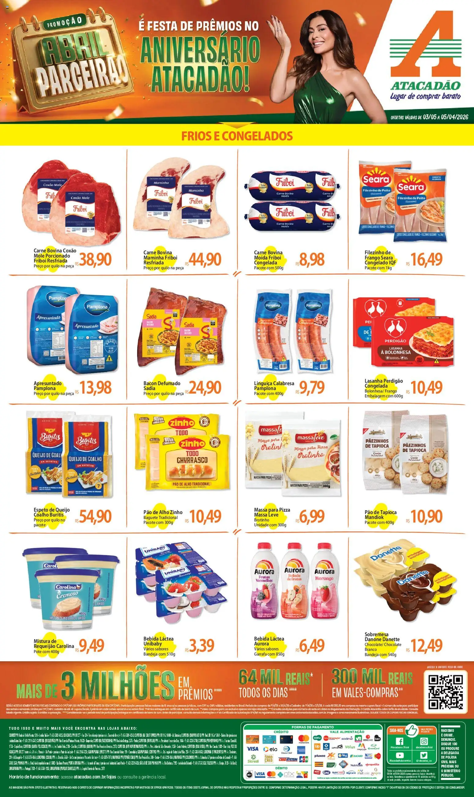 Pré-Visualização do folheto "Atacadão ofertas - PR" da loja Atacadão válido a partir de 03/04/2026