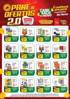 Pré-Visualização do folheto "Ofertas Cashback" da loja Novo Atacarejo válido a partir de 24/10/2025
