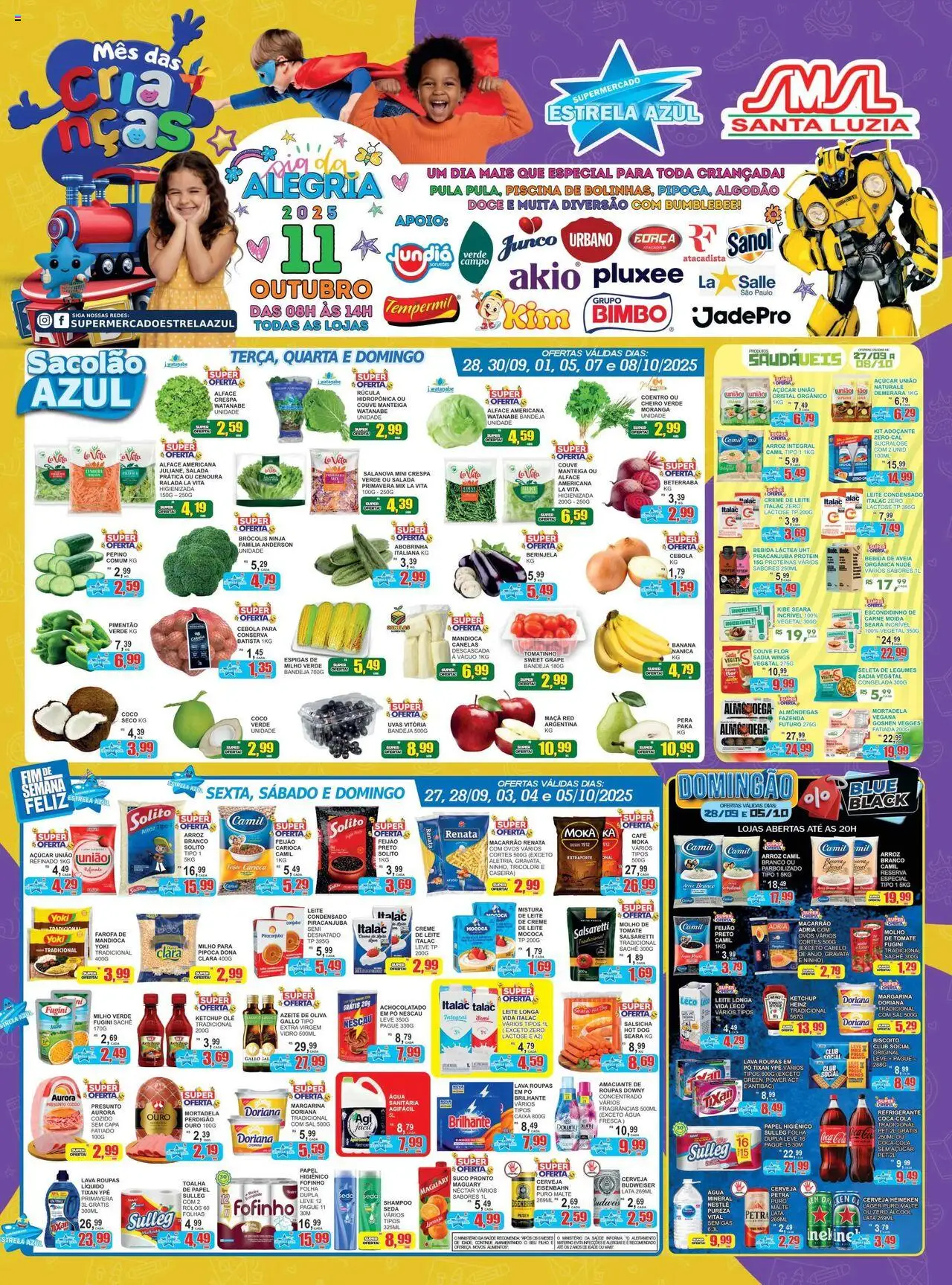 Estrela Azul folheto "Ofertas da semana" válido a partir de 27/09/2025 - número de página 1